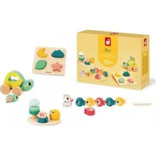 Janod Box Zabawki Edukacyjne 18m+