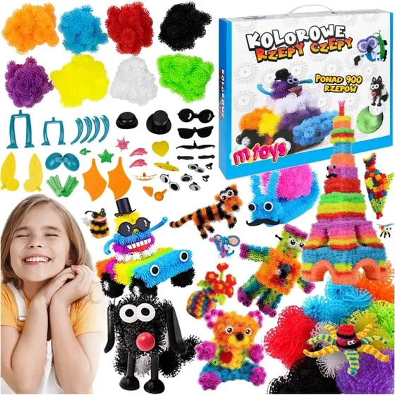 M.TOYS Rzepy Czepy Klocki Kreatywne 900+ XXL