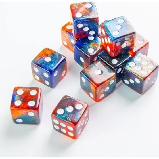 Gamegenic Galaxy Series D6 - Mars (16 mm, 12 kości)