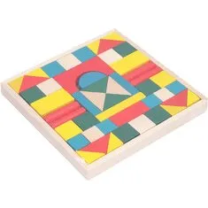 Lego Drewniane Klocki Konstrukcyjne 48 szt. 20,5x20,5 cm