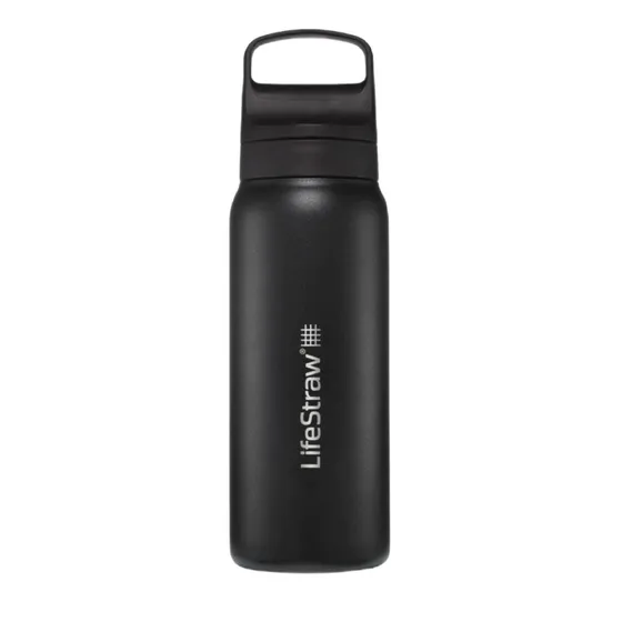 LifeStraw Go 2.0 Steel 0,7L Black