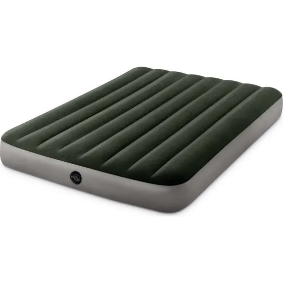 Intex Łóżko Dwuosobowe Dmuchane Welurowe 64108