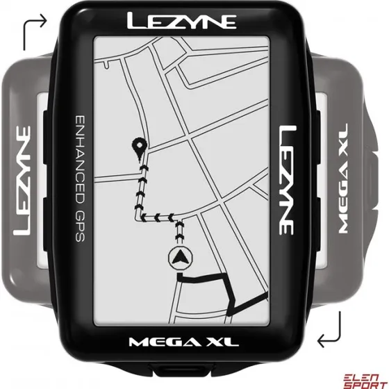 Lezyne Mega XL GPS – nawigacja rowerowa z ekranem 2,7"