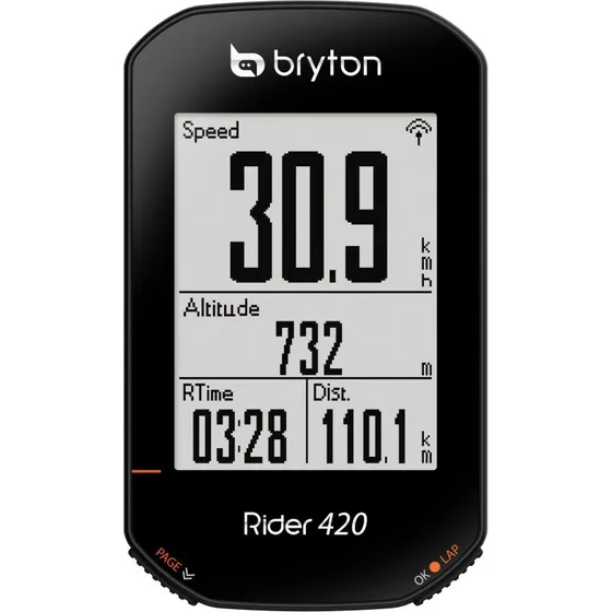 Bryton Rider 420 E – Komputer Rowerowy GPS Bezprzewodowy