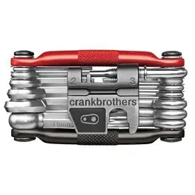 Crank Brothers M19 Multi-19 Narzędzia 19-funkcyjne czerwono-czarne