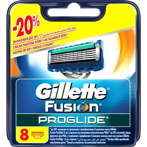 Gillette ProGlide Ostrza Wymienne x8