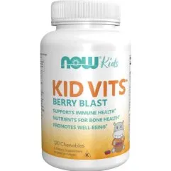 NOW Foods Kid Vits Berry Blast 120 pastylek do żucia