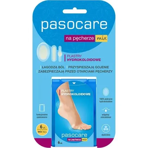 Pasocare Plastry Hydrokoloidowe na Pęcherze Mix 6 szt.