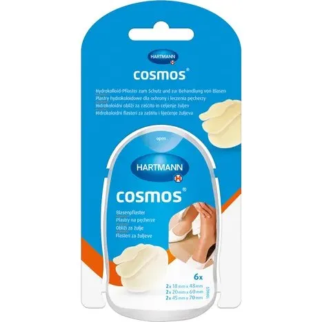 Cosmos Plastry na pęcherze 6 szt. hydrokoloidowe