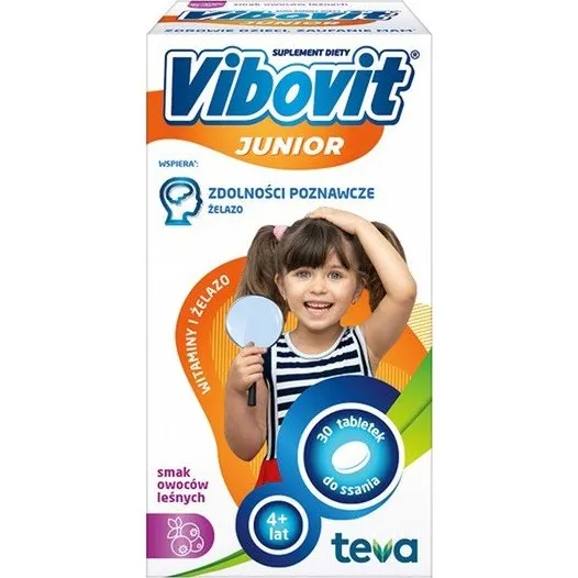 Vibovit Junior Witaminy + Żelazo 30 szt.
