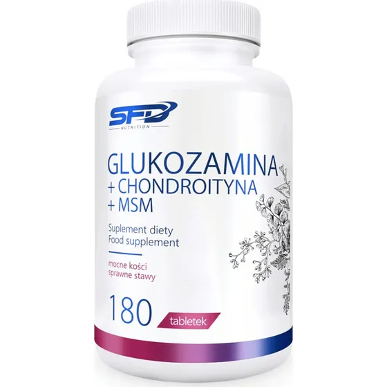 SFD Glukozamina + Chondroityna + MSM 180 tabletek