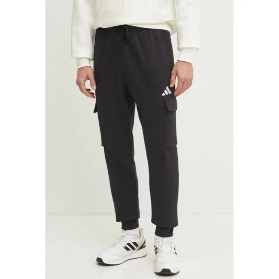 adidas Feelcozy Fleece Cargo czarne M JE3820