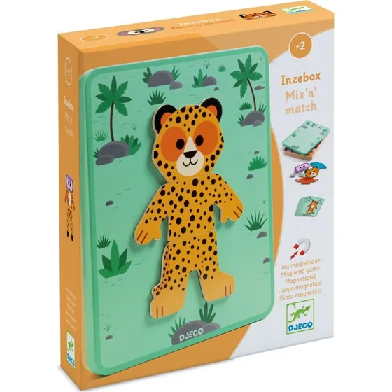 Djeco Inzebox Safari Magnetyczne Puzzle
