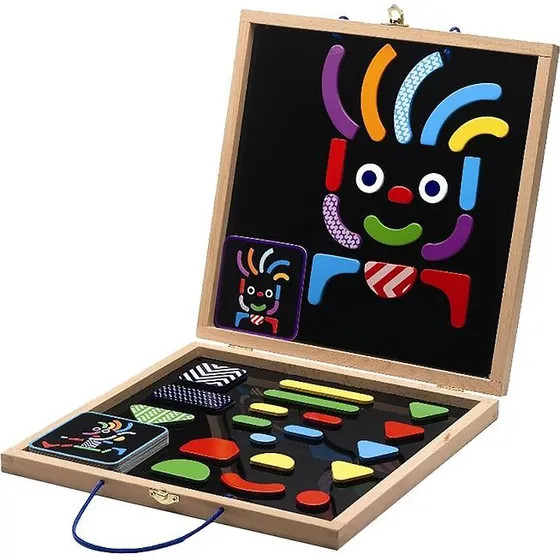 Djeco Magnety w Walizce Geo Bonhomme DJ03136