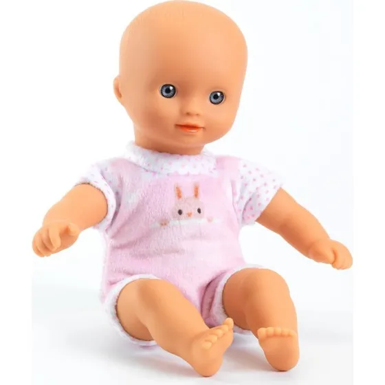 Djeco Pomea Poppy – Lalka Mini 20 cm w różowym ubraniu