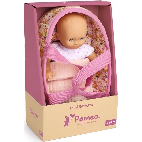 Djeco Barbara Mini Lalka 20 cm w Koszu Mojżesza