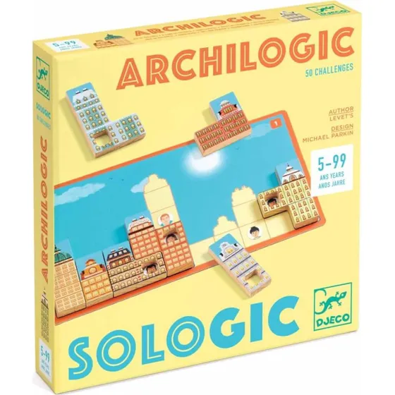 Djeco Archilogic – gra logiczna z drewnianymi elementami