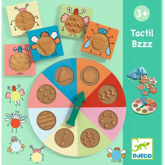 Djeco Tactil-Bzzz – gra dotykowa edukacyjna
