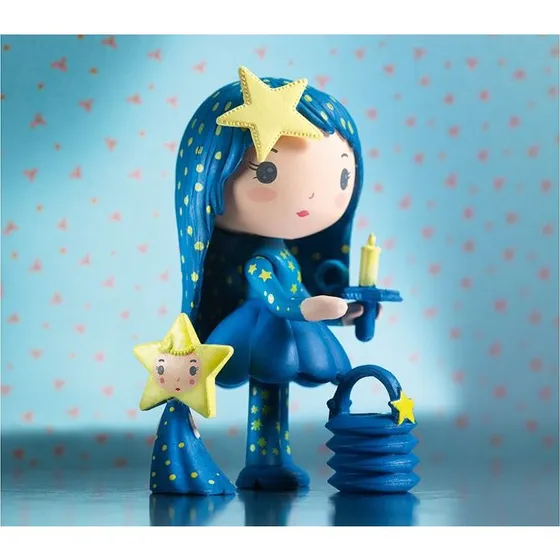 Djeco Tinyly LUZ & LIGHT – figurka z książeczką do opowieści