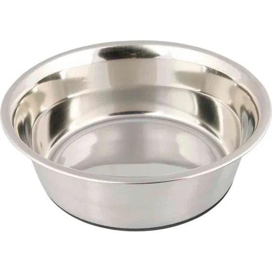 Trixie Miska metalowa z gumową podstawą 1 l, 17 cm