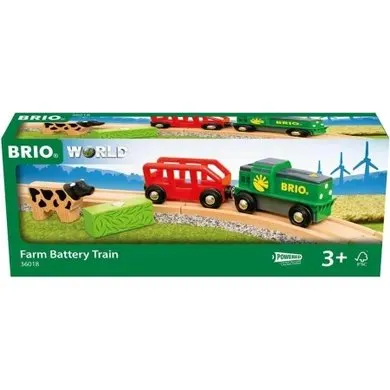 Brio Pociąg na baterie Farma 36018