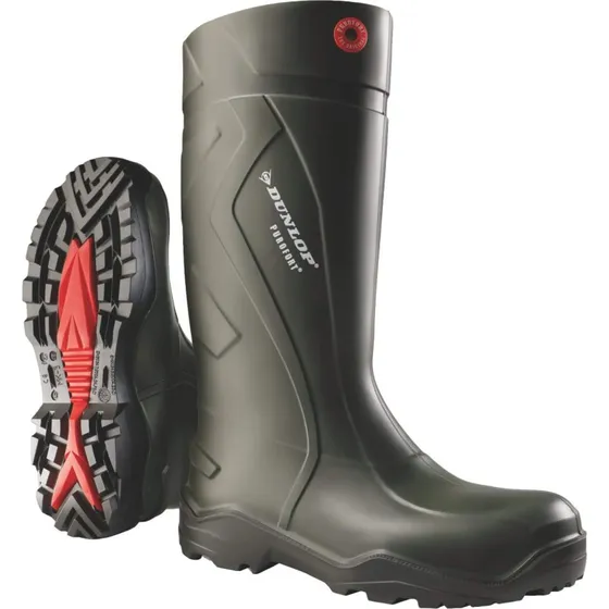 Dunlop Purofort+ S5, buty ochronne, rozmiar 42, zielony/czarny
