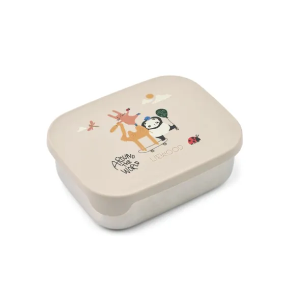 Liewood Lunchbox Arthur Around the world Sandy