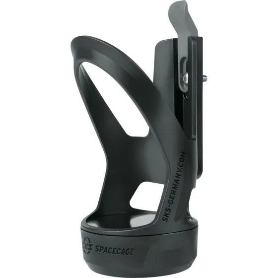 SKS SpaceCage Koszyk na Bidon z Schowkiem 100g, Czarny