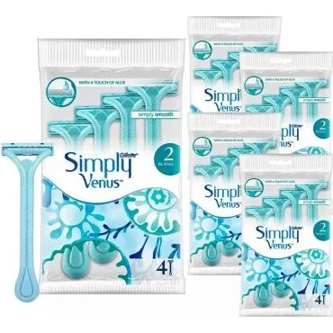Gillette Simply Venus 2 Maszynka do golenia 4 szt.