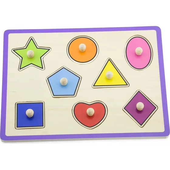 Viga 50015 Kolorowe Puzzle Z Pinezkami Kształty