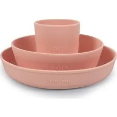 Filibabba Zestaw Obiadowy Silikonowy Peach 6m+