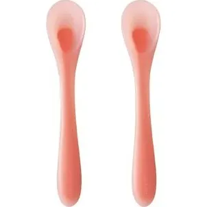 Mombella Łyżeczka Silikonowa Pink 2 szt