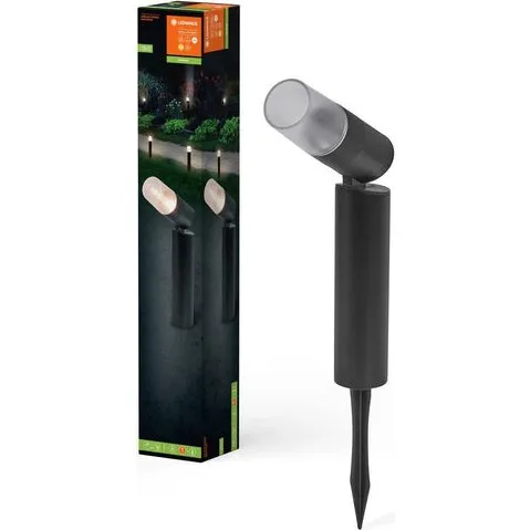LEDVANCE Endura Hybrid Rota Spike 1W, hybrydowa lampa z grotem ziemnym