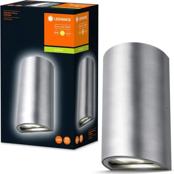 Ledvance Endura Style Updown 12W Chrom Ścienne LED