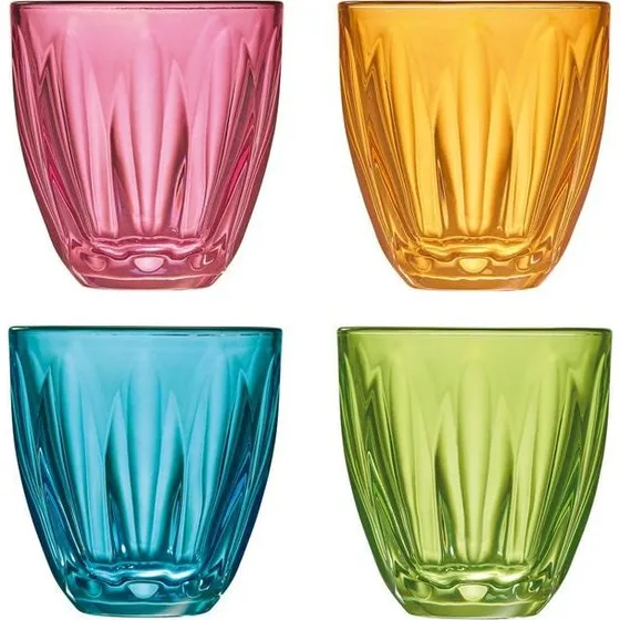 La Rochère Lily Szklanki Kolorowe 4 szt. 250 ml