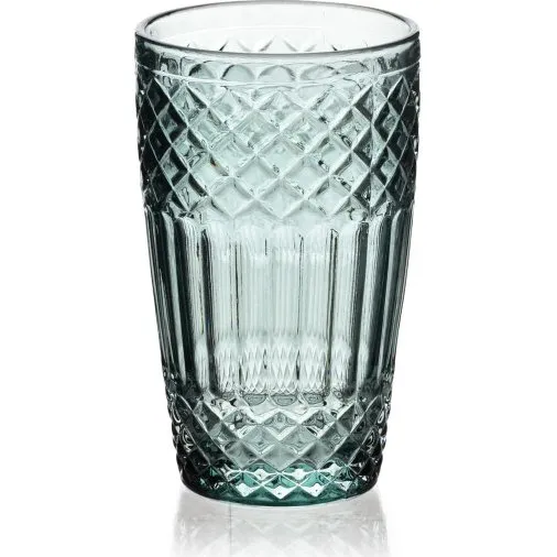 MONDEX ELLA GREEN Komplet 4 szklanki 370 ml