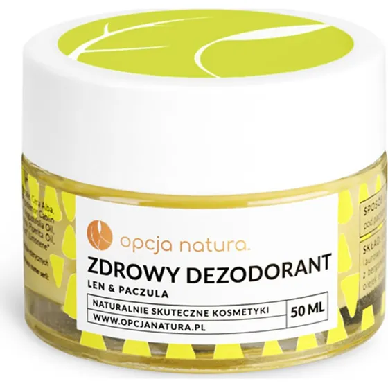 Len & Paczula Zdrowy Dezodorant 50 ml Opcja Natura