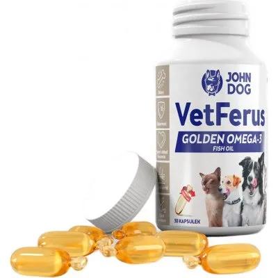 John Dog VetFerus Golden Omega-3 Fish Oil 30 kapsułek