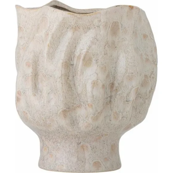 Bloomingville Adair Wazon Kamionkowy 24 cm Biały