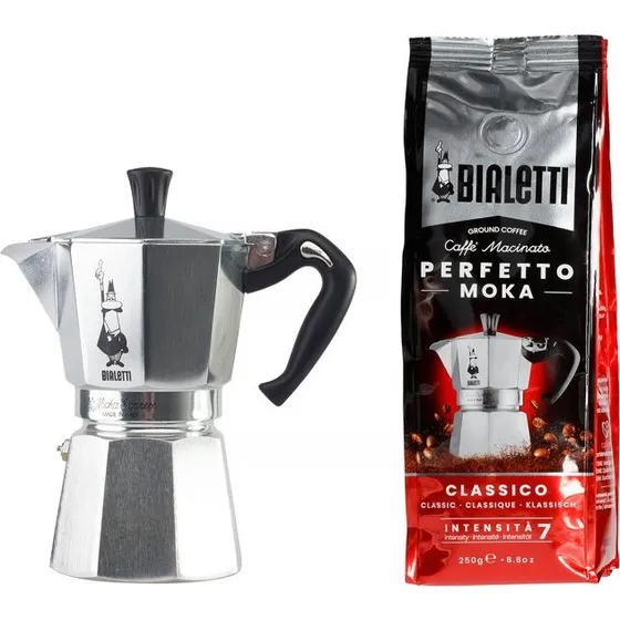 Bialetti Moka Express Nutcracker Czerwona 6TZ 240 ml