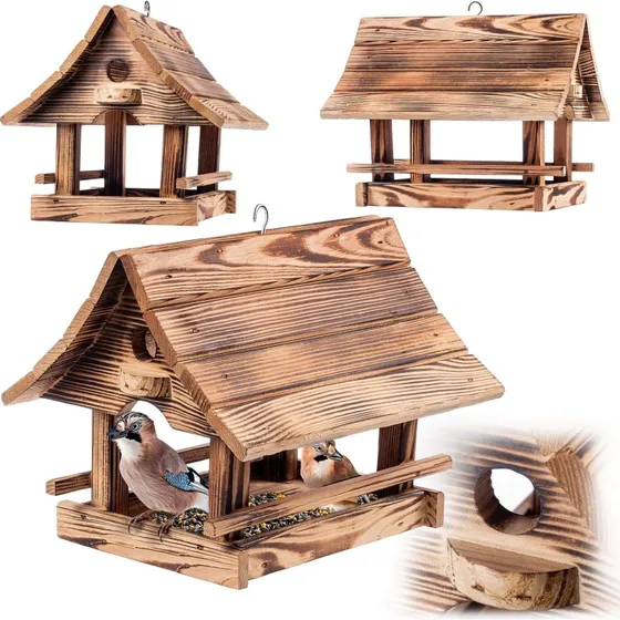 Arbis Karmnik Dla Ptaków Domek 30x25 cm Opalany