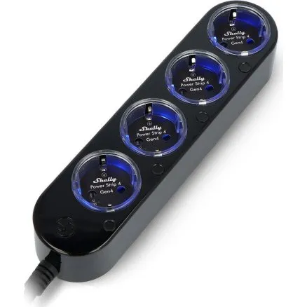 Shelly Power Strip 4 Gen4 12A Zigbee/Matter czarny