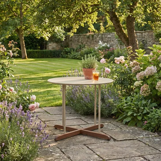 Focus Garden RONDA Stolik Ogrodowy 50 cm Beige