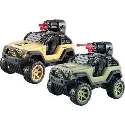 DEFENDER R/C Auto z wyrzutnią i zestawem wojskowym