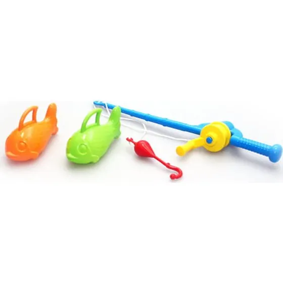 Wędka dla malucha + 2 rybki 48 cm