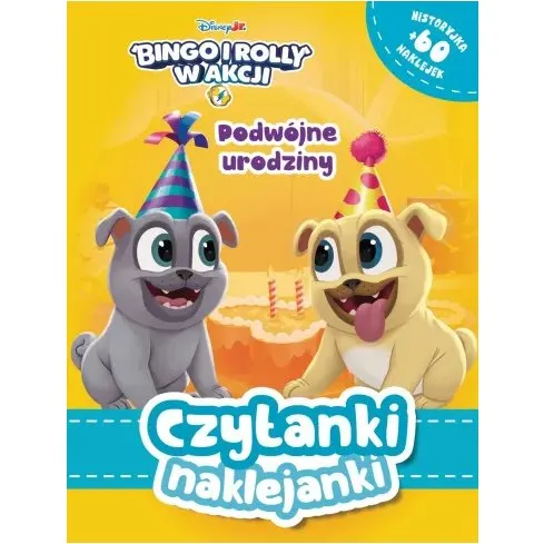 Disney Czytanki naklejanki: Podwójne urodziny - Bingo i Rolly