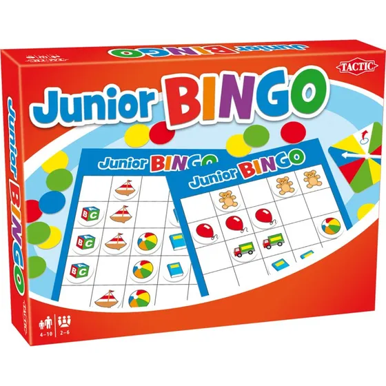 Tactic Junior Bingo – gra rodzinną dla 2-6 osób, 4+ lat