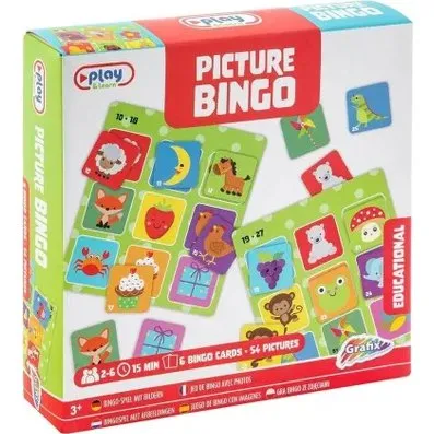 Grafix Gra Bingo 54 obrazki, 6 kart, od 3 lat
