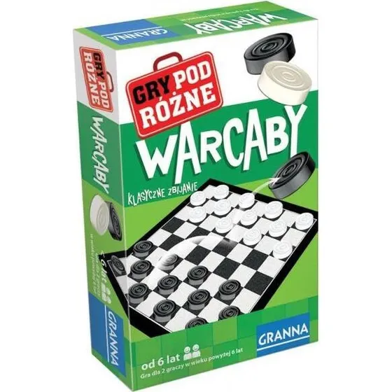 Granna Warcaby podróżne – gra planszowa 2 graczy