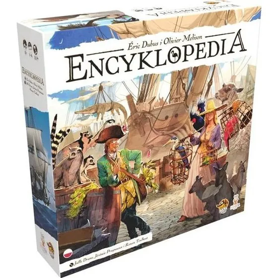 Lucky Duck Games Encyklopedia – gra strategiczna o odkrywcach